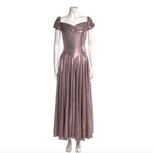 Emilia Wickstead Square Neckline Long Dress
